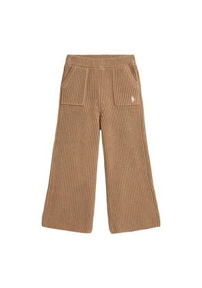 Polo Ralph Lauren Sweater Wide Leg Pant in Tan. Size 4. Also in 5.