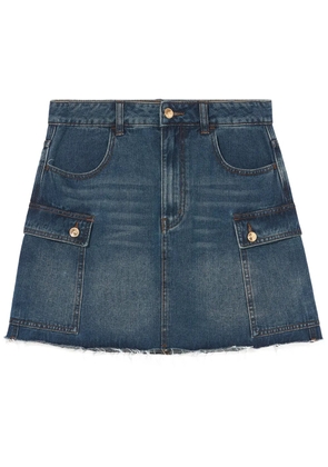 b+ab denim cargo miniskirt - Blue