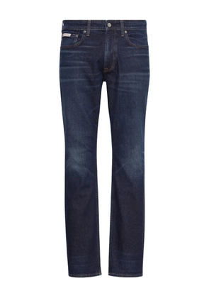 Calvin Klein logo-patch jeans - Blue