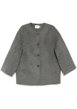 b+ab wrap-around shawl jacket - Grey