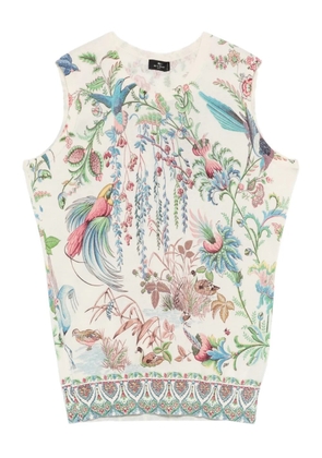 ETRO floral top - Neutrals