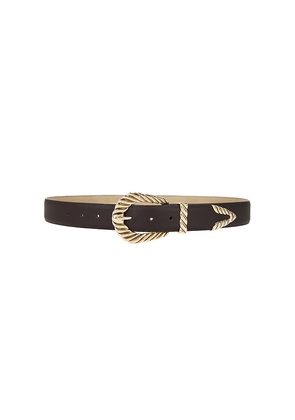 petit moments Modern Rodeo Belt in Chocolate. Size M/L. Also in XS/S.