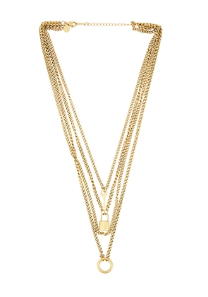 petit moments Vineland Necklace in Metallic Gold.
