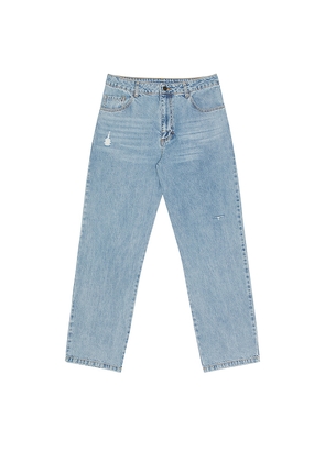 Rhythm Subtle Distress Jean in Blue. Size 30. Also in 33, 34.