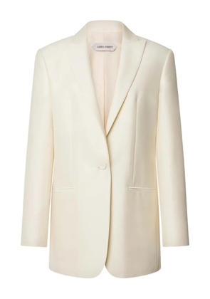 Alberta Ferretti tailored lapel blazer - White