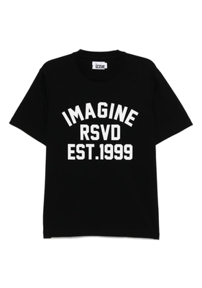 izzue printed T-shirt - Black