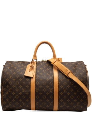 Louis Vuitton Pre-Owned 1998 Monogram Keepall Bandouliere 50 travel bag - Brown
