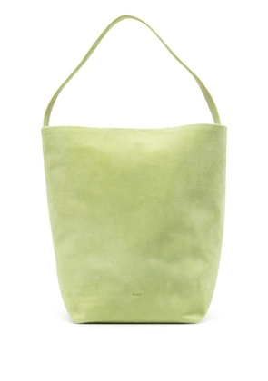 Yu Mei Teresa suede tote bag - Green