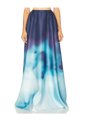 SAU LEE Mai Skirt in Blue. Size 0. Also in 2, 4.