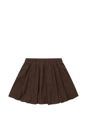 APEE™ by *A BATHING APE® corduroy flared skirt - Brown