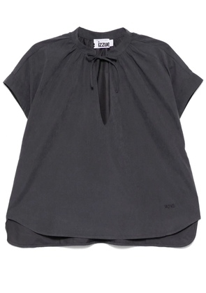 izzue embroidered blouse - Grey