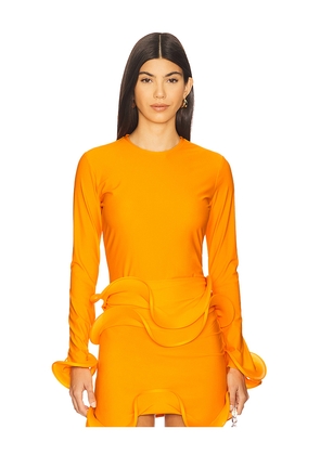 Sid Neigum X REVOLVE Wave Tube Top in Orange. Size L. Also in M, S, XS.