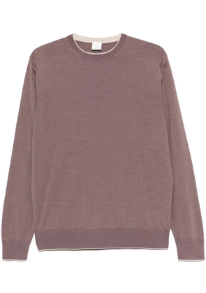 Eleventy crew neck sweater - Purple