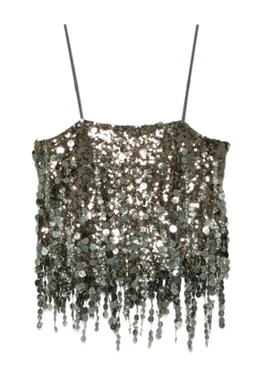 Blumarine sequin top - Green