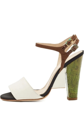 Fendi Pre-Owned 110mm buckle-fastening sandals - Multicolour