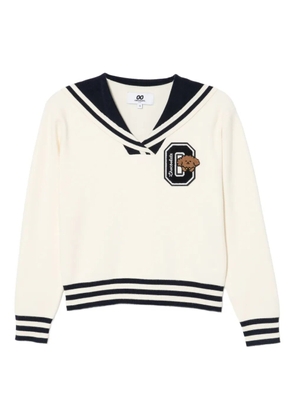 CHOCOOLATE logoed knited top - Neutrals