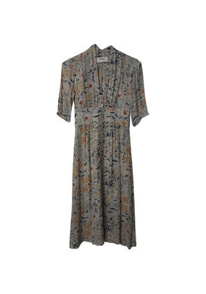 Ba&Sh V-neck floral-print midi dress - Grey