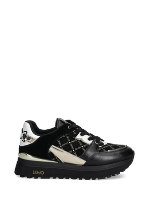 LIU JO logo-print sneakers - Black