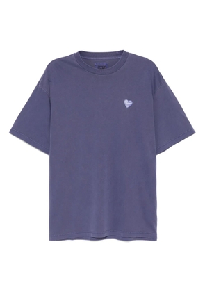 izzue logo-patch T-shirt - Purple