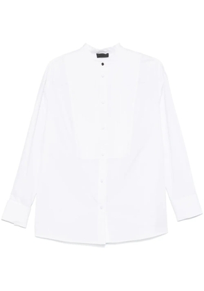 LIU JO pintuck-detail shirt - White