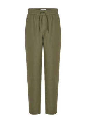 40 WEFT Lenny elastic-waist regular trousers - Green