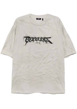 FIVE CM logo-embroidered T-shirt - Grey