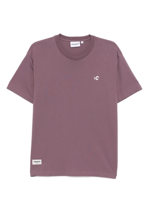 CHOCOOLATE logo-embroidered T-shirt - Purple