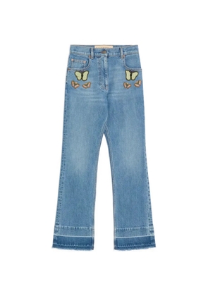 Valentino Garavani embroidered jeans - Blue