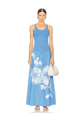 SWF Stretch Singlet Maxi Dress in Blue. Size S. Also in XL, XS.