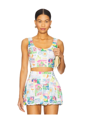 Show Me Your Mumu Vivianna Top in White. Size L. Also in M, S, XL, XS.