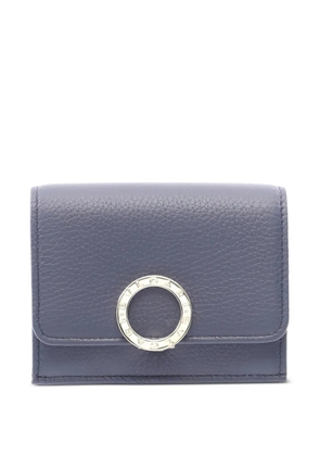 Bvlgari Pre-Owned 20s logo trifold wallet - Blue
