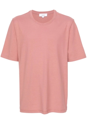 Lardini round-neck cotton T-shirt - Pink