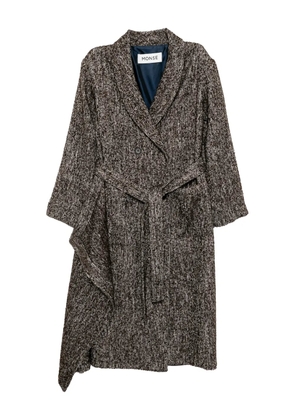 Monse shawl-lapel double-breasted coat - Brown