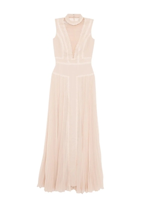 Saiid Kobeisy crepe georgette dress - Neutrals