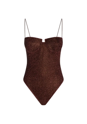 Oséree Lumière swimsuit - Brown