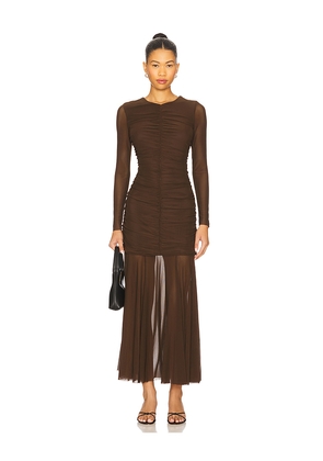Steve Madden Kiara Dress in Chocolate. Size L. Also in M, S.