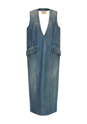 MM6 Maison Margiela cotton midi dress - Blue
