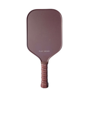 Play Henry Performance Pickleball Paddle in Brown.