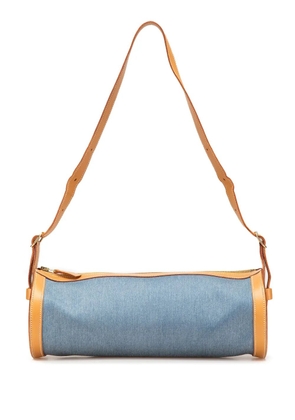 Hermès Pre-Owned 2002 Denim and Calfskin Sac Doremi 33 shoulder bag - Blue