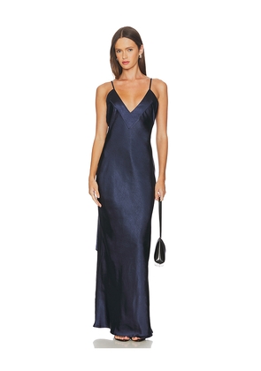 SNDYS Spain Maxi Dress in Navy. Size L. Also in M, S, XL, XS, XXL.