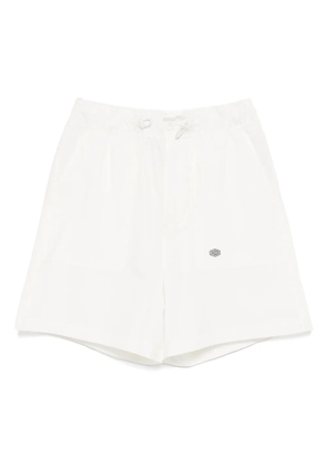 CHOCOOLATE drawstring shorts - White