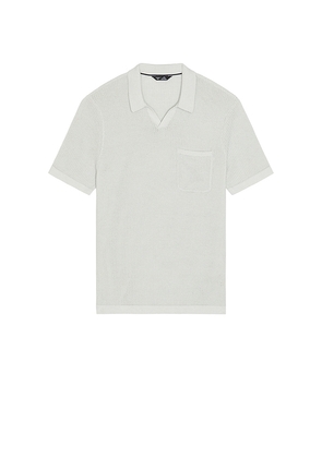 Rhone Coastal Johnny Collar Polo in Light Grey. Size L. Also in S.