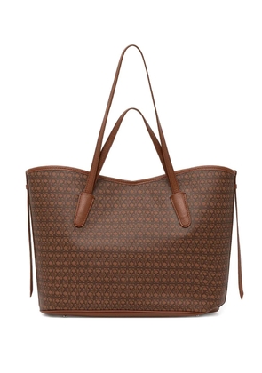 Coccinelle patterned shopper tote bag - Brown