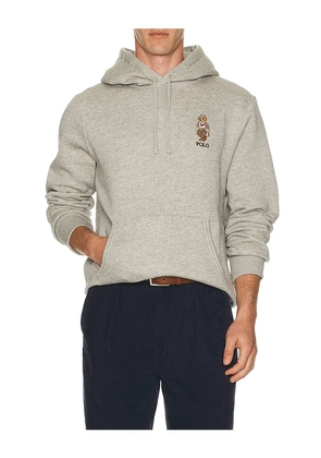 Polo Ralph Lauren Novelty Heritage Bear Hoodie in Grey. Size L. Also in M, XL/1X, XS, XXL/2X.