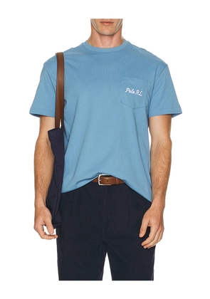 Polo Ralph Lauren Short Sleeve Graphic Heritage Bear T-Shirt in Blue. Size L. Also in M, S, XXL/2X.