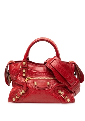 Balenciaga Pre-Owned 2013 Mini Lambskin Motocross Giant 21 City satchel - Red