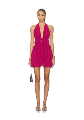 Tularosa Nina Mini Dress in Burgundy. Size L. Also in M, S, XL, XS, XXS.