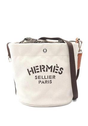 Hermès Pre-Owned 2009 Toile Sac De Pansage Grooming bucket bag - Brown
