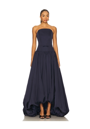 SAU LEE Madeleine Gown in Navy. Size 0. Also in 10.