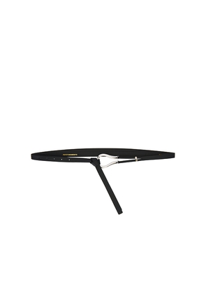 petit moments Loop Belt in Black.
